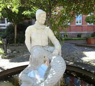 Die Märchenerzählerin im Braugarten