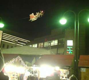 Fliegender Weihnachtsmann