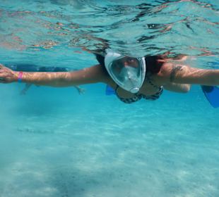 Unter Wasser, meine Frau