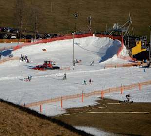 Präparierte Skipiste