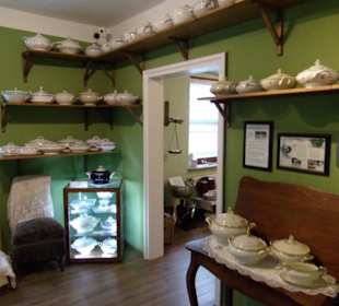 Im Museum verschiedene Küchen Epochen