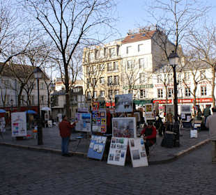 Place du Tertre - Kunst und Kitsch