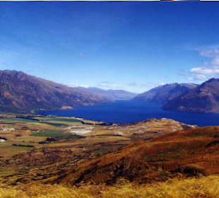 Aussicht bei Queenstown