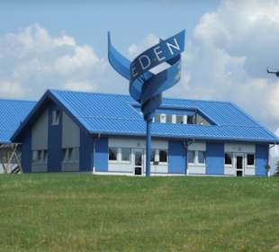 Ansicht vom  "Grenzmuseum Blaues Haus" 