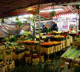 Der Markt wurde nach oben verlegt