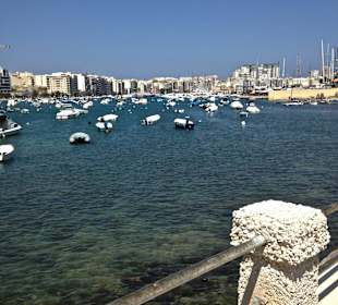 View from Tarte at Pararazzi Clubhouse Gzira