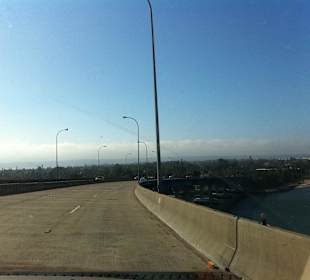 Fahrt über die Coronado Bridge, San Diego