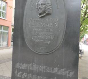 Die Telemann-Stele in Magdeburg