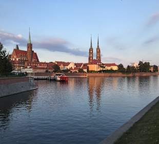 Blick auf die Dominsel