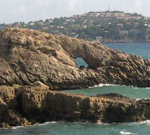 Felsen in Bucht von Paguera