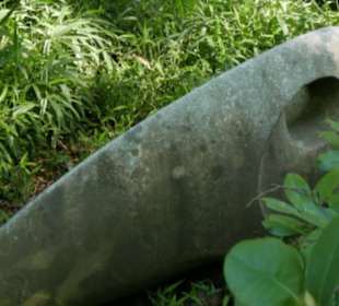 Skulptur Silberfisch
