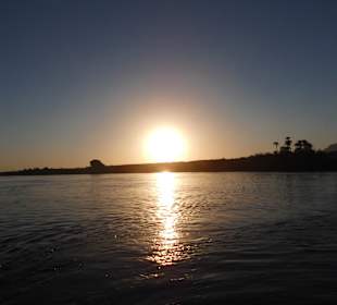 Sonnenuntergang Nilfahrt