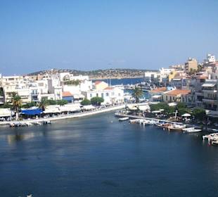 Blick auf den See in Ag. Nikolaos