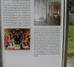 Infotafel zur Kapelle