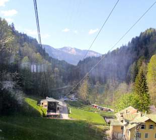 Anreise mit der Gondel