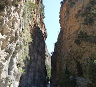 Wanderung durch die Samaria Schlucht