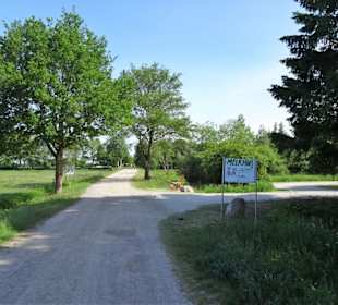Beginn einer Wanderung durch das Teufelsmoor