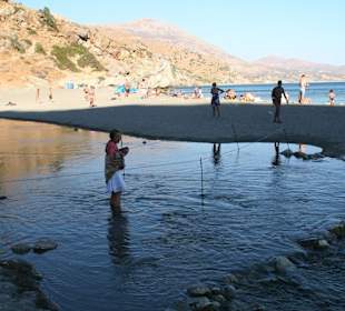 Preveli-Strand mi Süßwassersee
