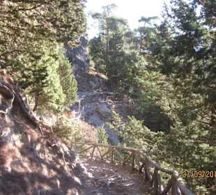 Wanderweg Samaria Schlucht