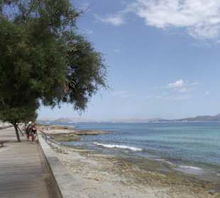 Strandpromenade nach Can Picafort