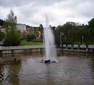 Fontaine im kleinen Park