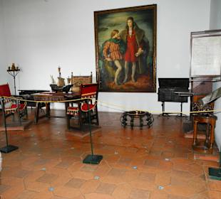 Kolumbus mit Sohn und Arbeitszimmer