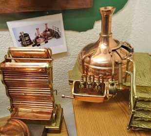 Modell einer Brauerei 