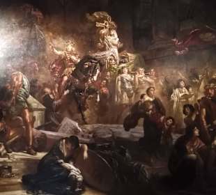 Schloßbesichtigung, Gemälde