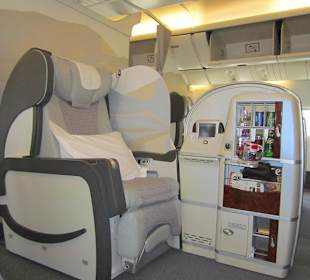 Emirates Airlines, "normale" First-Class