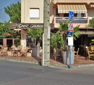 Außenansicht des Restaurant Le Camp-Gourou