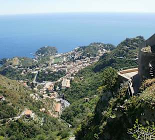 Ausblick auf Taormina