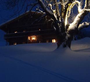 Simonalm bei Nacht in Söll in der Skiwelt