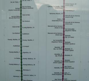 Bus Linie 21 vom Flughafen zum Hotel