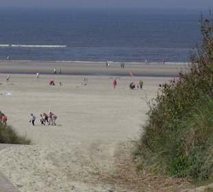 Zugang zum Strand durch die Dünen