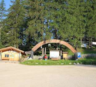 Colfosco Straße zum Grödner Joch