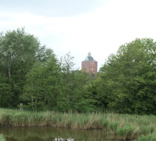 Der Leuchtturm auf der Inseln Neuwerk