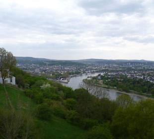 Ausblick von der Festung Ehrenbreitstein