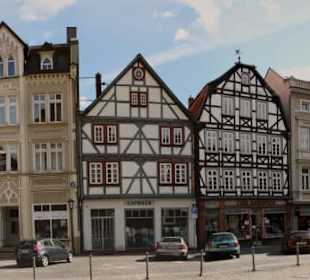Panorama Aufnahme vom Marktplatz in Alsfeld