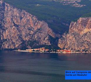 Blick auf Campione/Gardasee