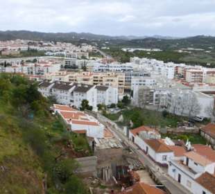 Blick von der Burg runter auf Silves