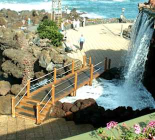 Badelandschaft an der Playa Jardin