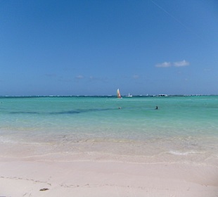 Strandqualität ca. 1 Stunde nach rechts