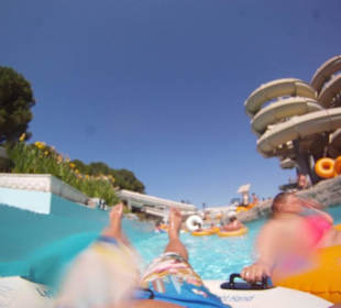 Eine der wenigen rutschen