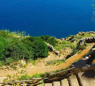Blick zum Hafen von Antalya