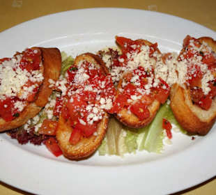 Bruschetta im Restaurant Municipio