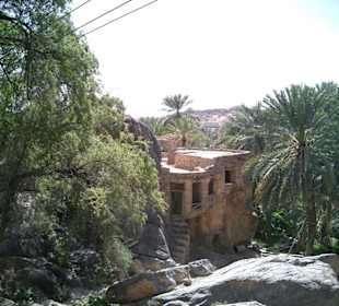 Bergdorf Misfah im Oman