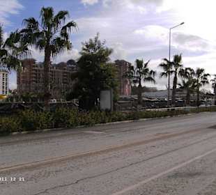Baustelle gegenüber Sunis Kumköy Beach
