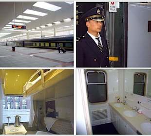 Die Tibetbahn in Lhasa