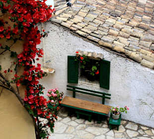 Dorfidylle in Chlomos