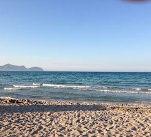 Der nahe gelegene Strand